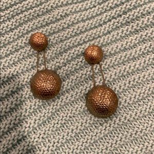 Bold Vintage Gold Earrings